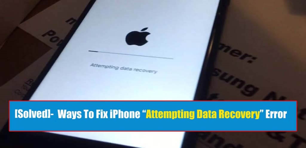 How to Fix Attempting Data Recovery Screen After iOS Update