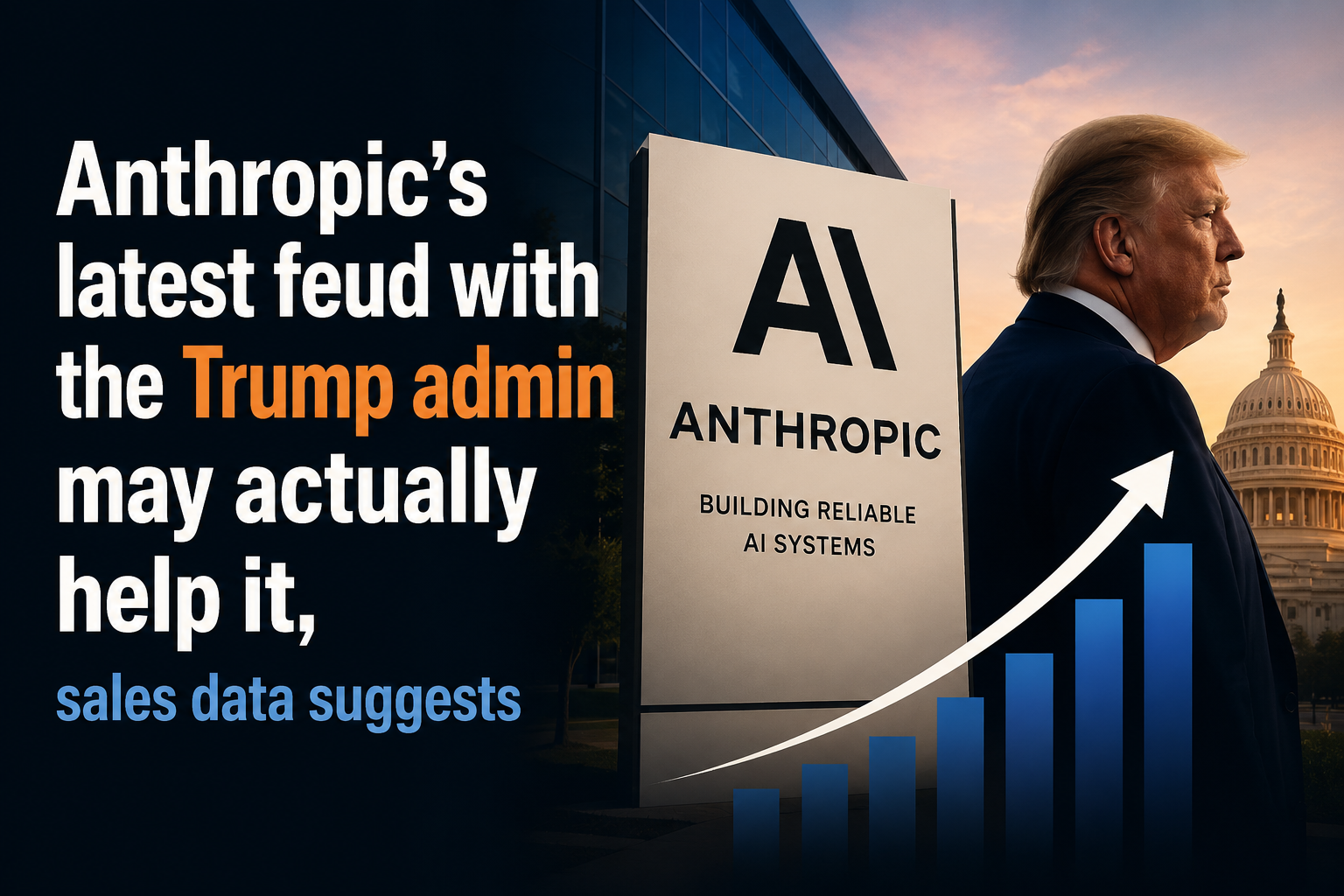 Anthropic’s latest feud with the Trump admin may actually help it, sales data suggests