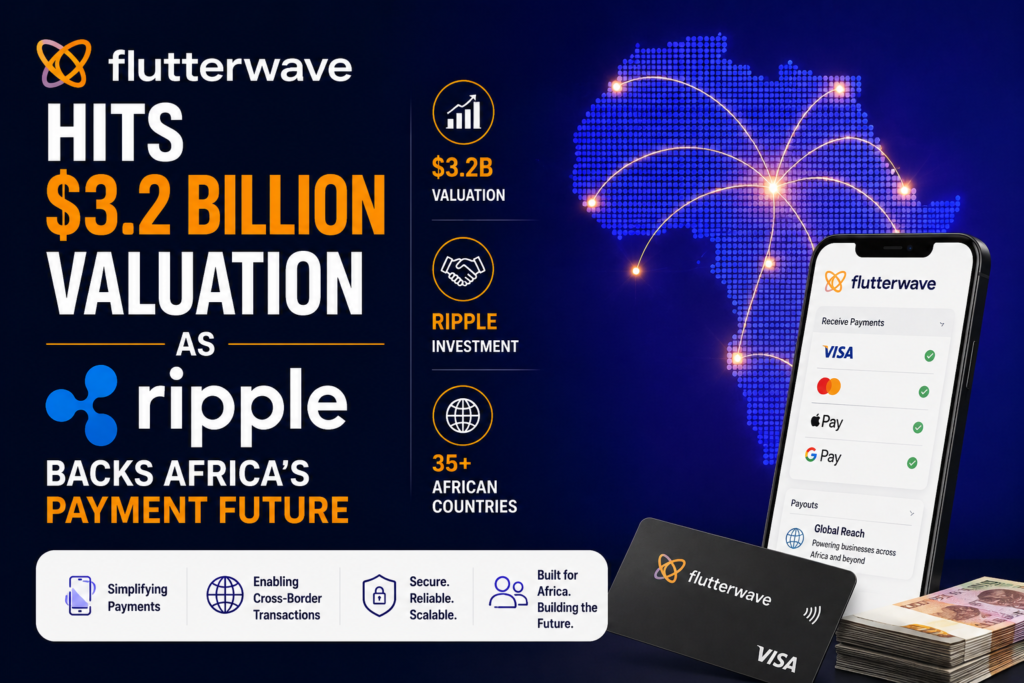 Flutterwave Hits $3.2 Billion Valuation as Ripple Backs Africa's Payment Future