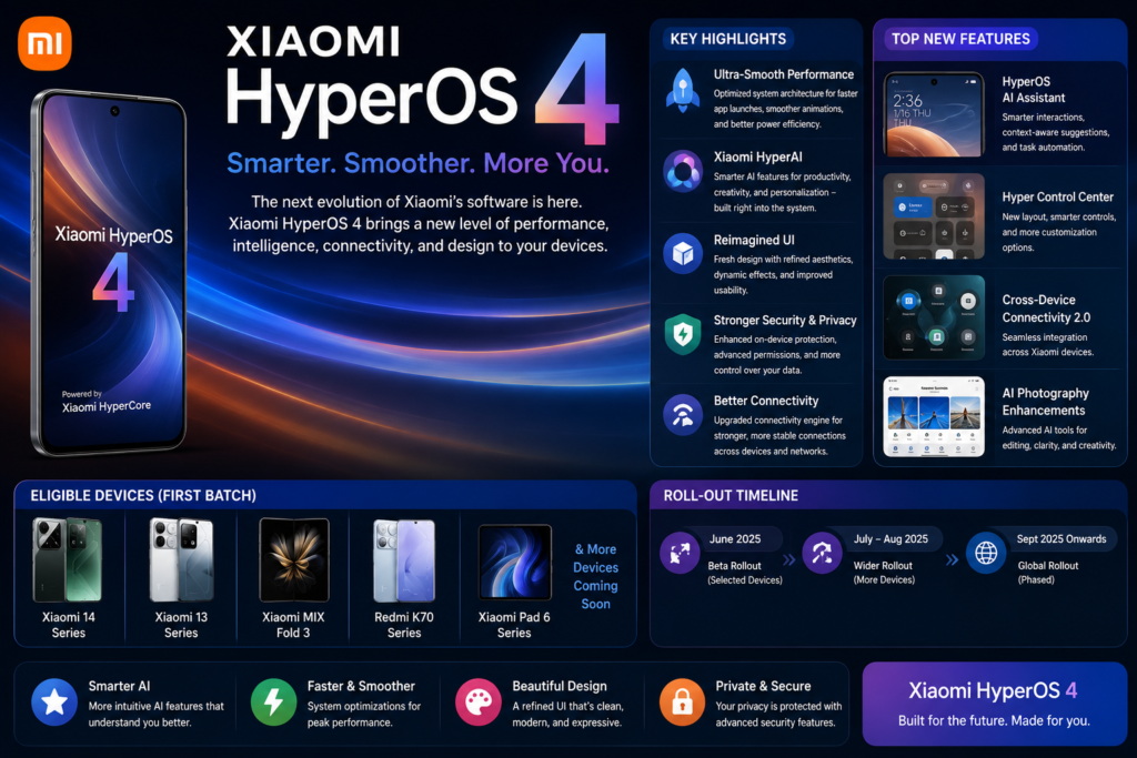 xiaomi hyperos 4 update features